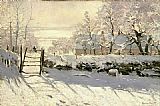 Claude Monet The Magpie painting